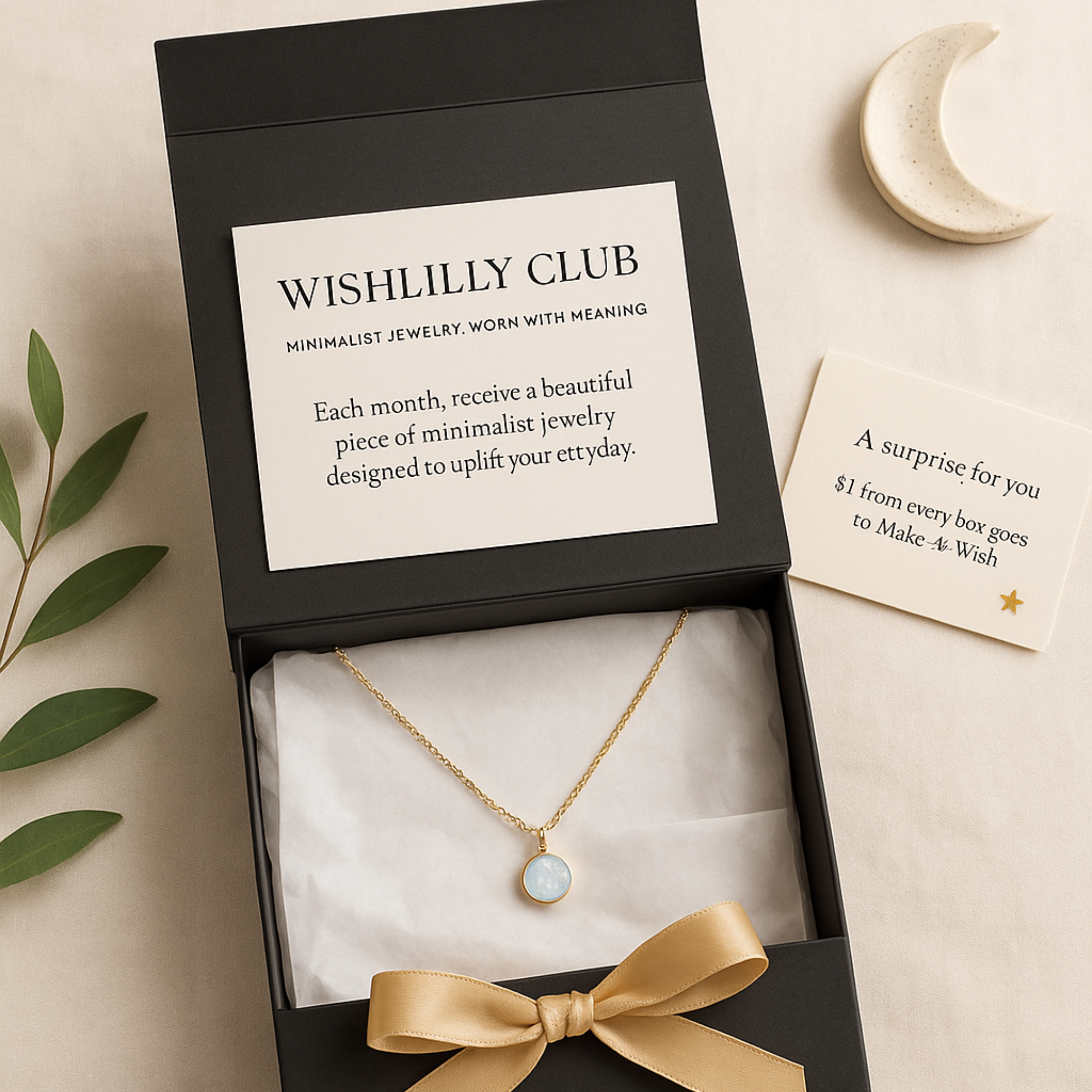 Moments by Wishlilly: Jewelry Gift Box Subscription: Meaningful May
