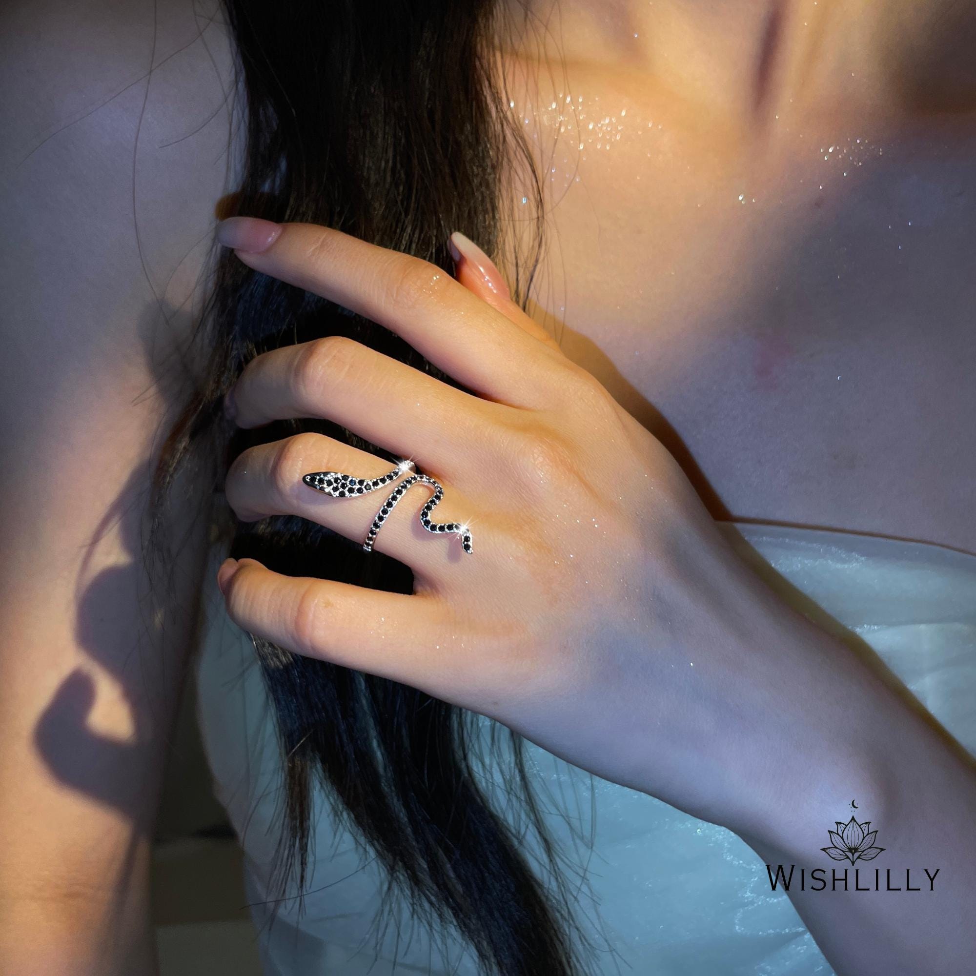 Silver Snake Ring by Wishlilly