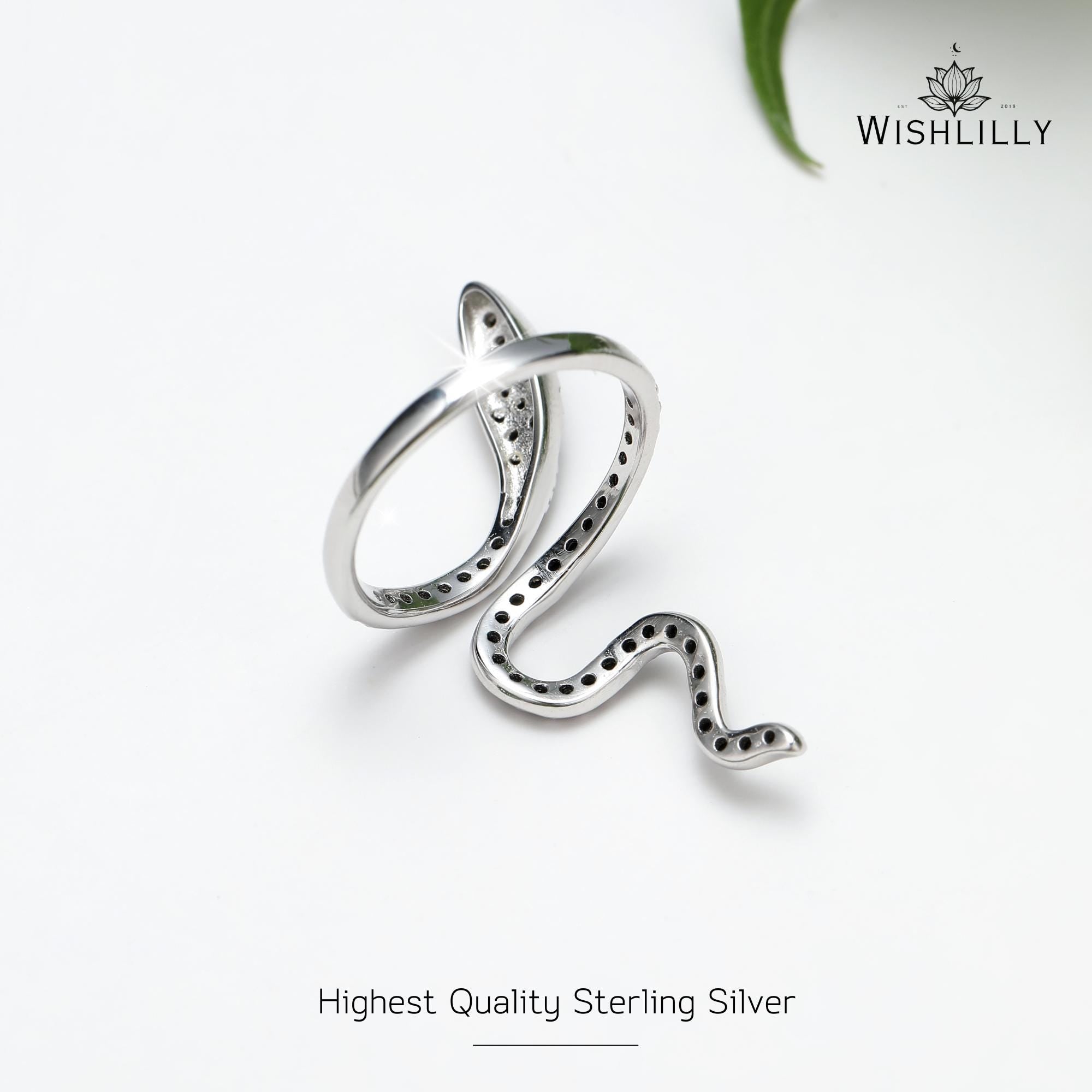 Silver Snake Ring by Wishlilly